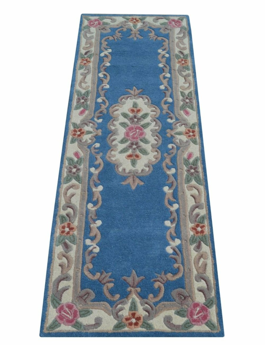 Home And Lifestyle Rug Club Rugs | Hand Carved Wool Rug - Avalon - Blue