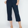 Women Millers Crops & Capris | Millers Crop Length Patch Pocket Linen Blend Pant