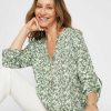 Women Millers Shirts & Blouses | Millers 3/4 Sleeve Button Through Blouse