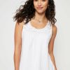 Women Millers Singlets & Tanks | Millers Sleeveless Crochet Trim Tank