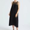 Women Katies Sleeveless Dresses | Katies Sleeveless Crochet Lace Trim Maxi Dress