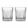 Home And Lifestyle LADELLE Barware | 2Pk Xavier Crystal 275Ml Whisky Glass Cup Liquor Glasses Drinking Tumbler Clear