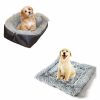 Home And Lifestyle Soga Pet Beds | Soga Black Dual-Purpose Cushion Nest Cat Dog Bed Warm Plush Kennel Mat Pet Home Travel Essentials