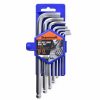 Home And Lifestyle SUPERCRAFT Tools & Accessories | 10Pc Supercraft Allen/Hex Key Wrench Long Ball Metric 1.27-10Mm Home Tool Set