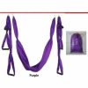 Sport & Fitness HOD Health & Home Equipment | Anti-Gravity Aerial Yoga Hammock Hanging Belt Swing Trapeze Home Gym Fitness Exercises - Purple