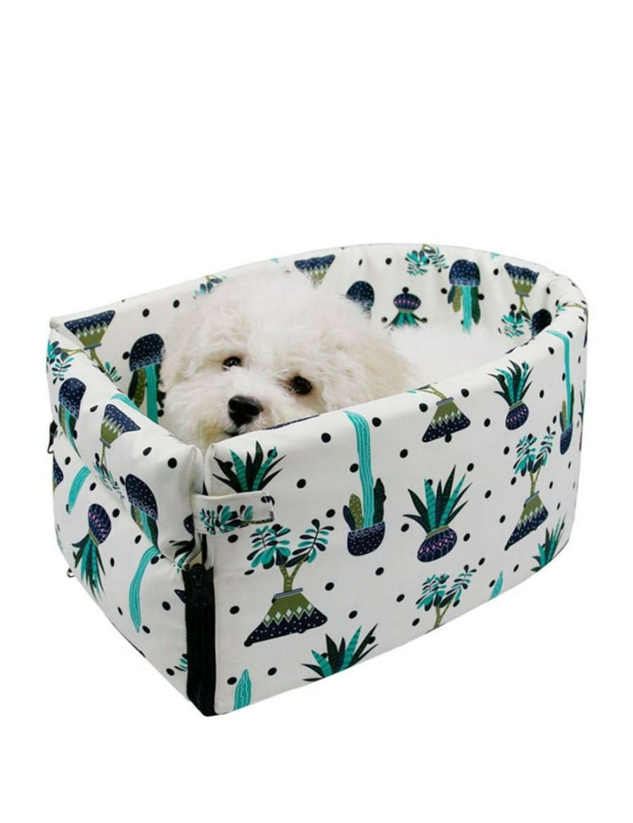 Home And Lifestyle Soga Pet Beds | Soga Car Central Control Nest Pet Safety Travel Bed Dog Kennel Portable Washable Pet Bag White