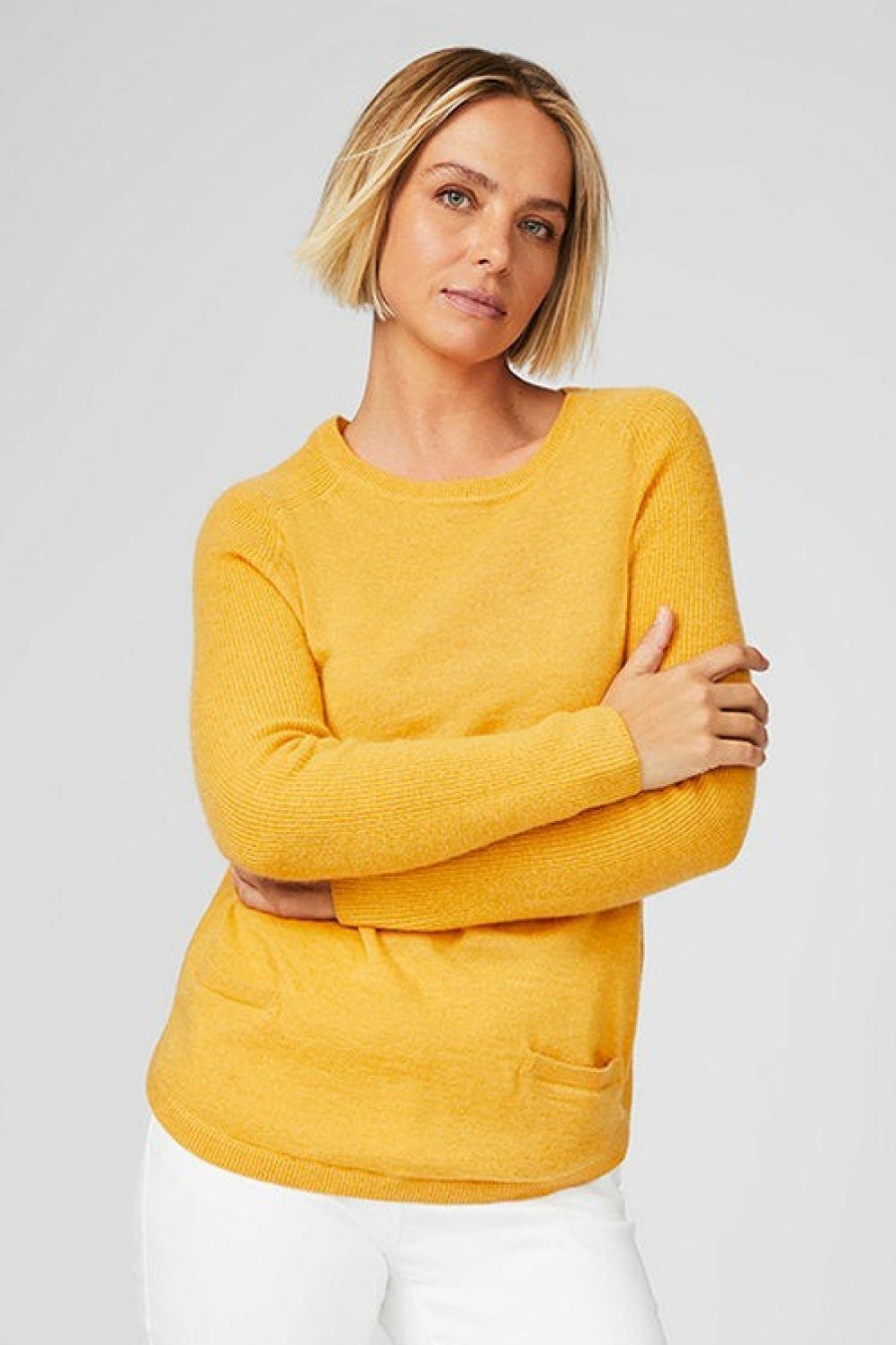 Women EziBuy Merino & Lambswool | Capture Lambswool Pocket Sweater