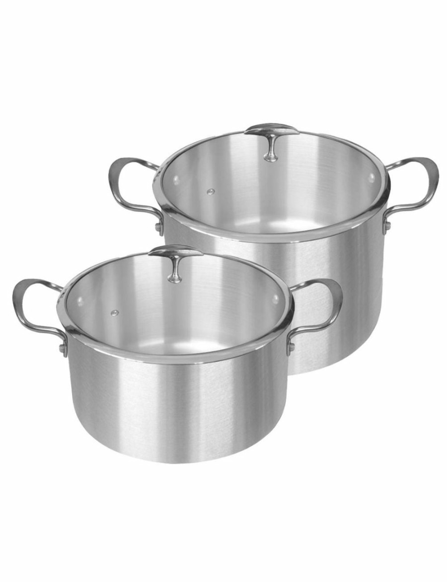 Home And Lifestyle Soga Cookware | Soga Ss Casserole Induction Cookware 26Cm & 32Cm