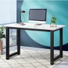 Home And Lifestyle Oikiture Desks | Oikiture Computer Desk Study Office Table Workstation Laptop Desks Home 120Cm