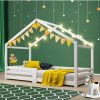 Home And Lifestyle Oikiture Beds | Oikiture Kids Bed Frame Single Wooden Bedframe Mattress Base Timber Platform