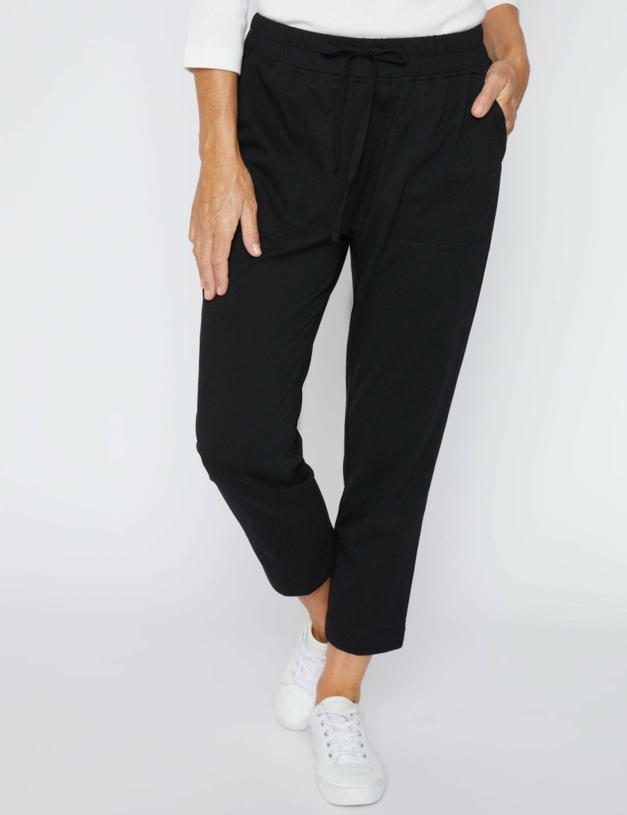 Women Millers Pants | Millers Ankle Length Drawcord Waist Knit Pant