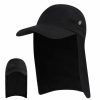 Outdoors HOD Health & Home | Fishing Tackle Men And Women Sun Protection Cap Army Black