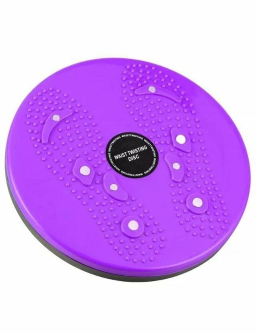 Sport & Fitness HOD Health & Home Equipment | Twist Disc Home Gym Fitness Balance Board 360 Degree Spinning Plate - Purple