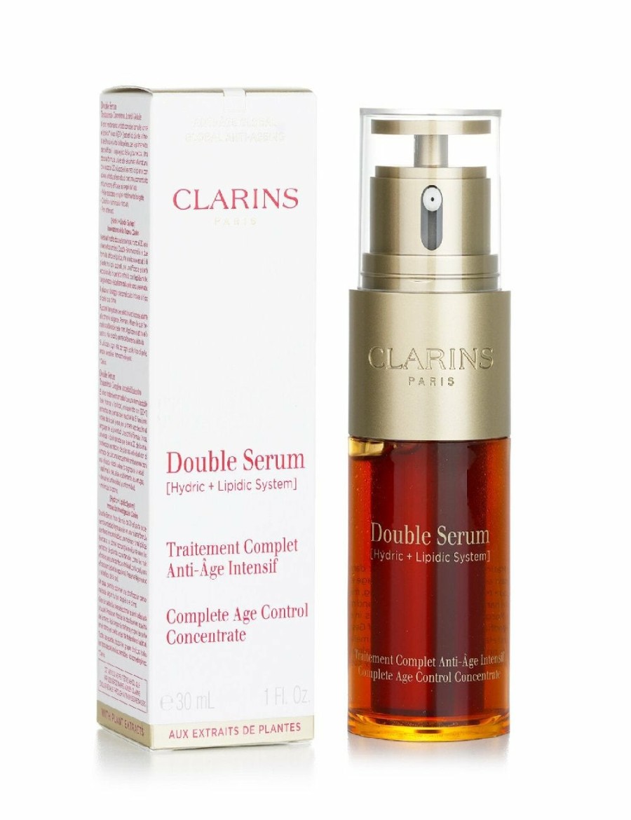 Beauty Clarins Oils And Serums | Clarins Double Serum (Hydric + Lipidic System) Complete Age Control Concentrate