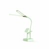 Home And Lifestyle HOD Health & Home Lamps | Creative Foldable Touch Desk Led Rechargeable Small Reading Lamp Bedroom Reading Eye Protection Office Desk Lamp-Green - Green