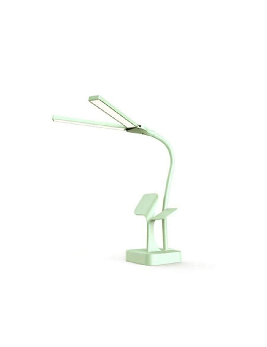 Home And Lifestyle HOD Health & Home Lamps | Creative Foldable Touch Desk Led Rechargeable Small Reading Lamp Bedroom Reading Eye Protection Office Desk Lamp-Green - Green