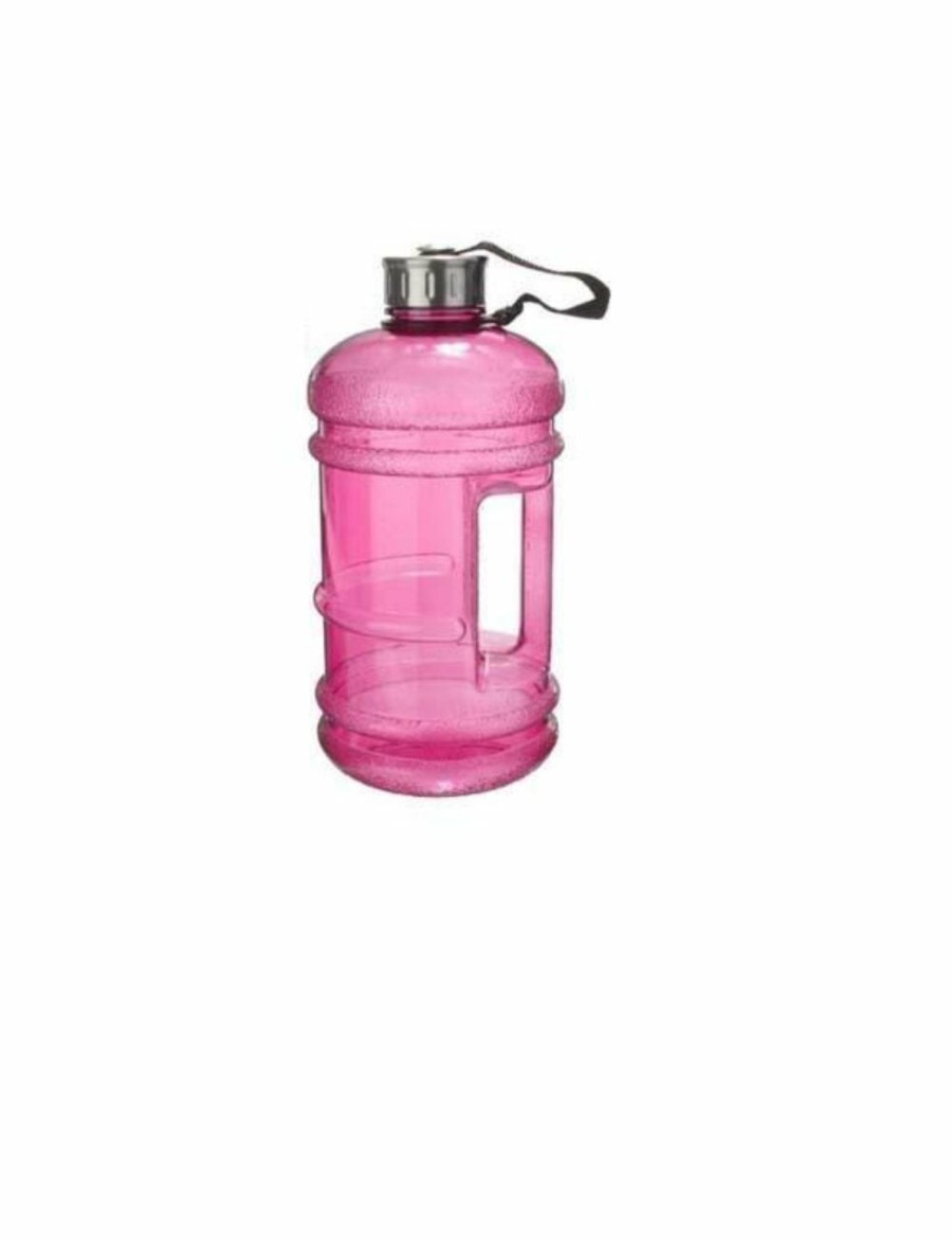 Sport & Fitness HOD Health & Home Equipment | 2 Litre Sports Water Bottle Home Gym Fitness Workout Bpa-Free Drink Bottle - Pink