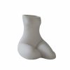 Home And Lifestyle HOD Health & Home Vases & Bowls | Nordic Modern Nude Woman Ceramic Vase Home Decor - White - One Leg Up