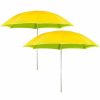 Outdoors Summer Splash | Summer Splash 2Pk Beach Umbrella & Storage Bag Beach Picnic Wind Proof Adjustable 87 X 180Cm (Yellow)