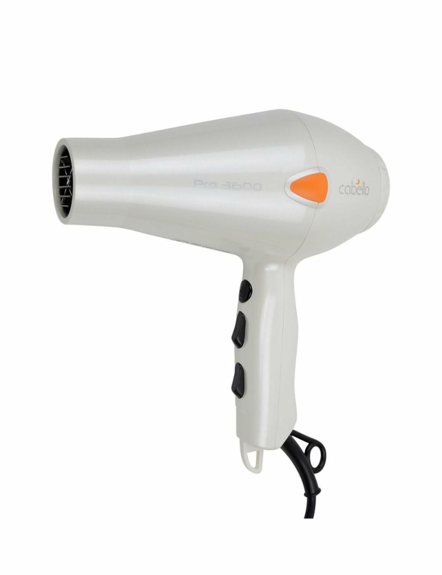 Beauty Cabello Hair Tools | Cabello Professional Hair Dryer Pro 3600 White