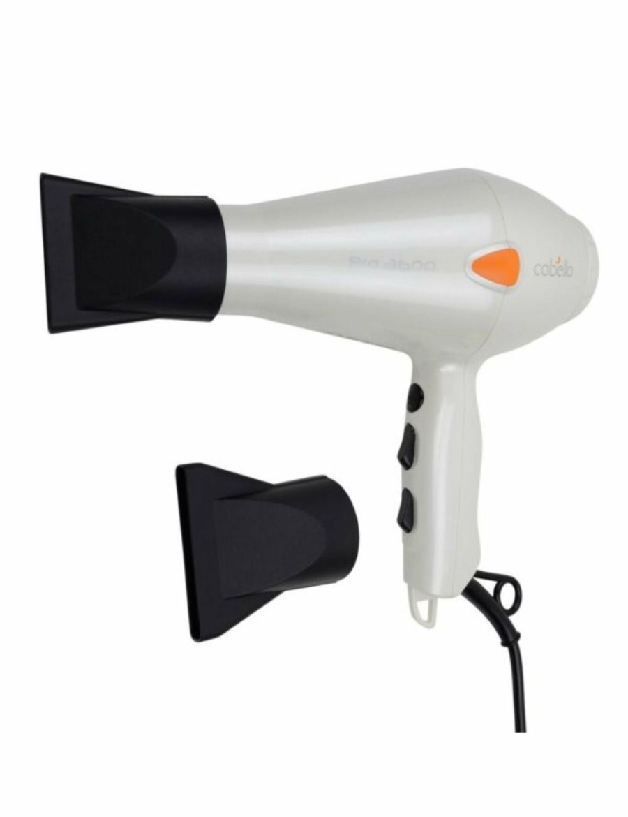 Beauty Cabello Hair Tools | Cabello Professional Hair Dryer Pro 3600 White