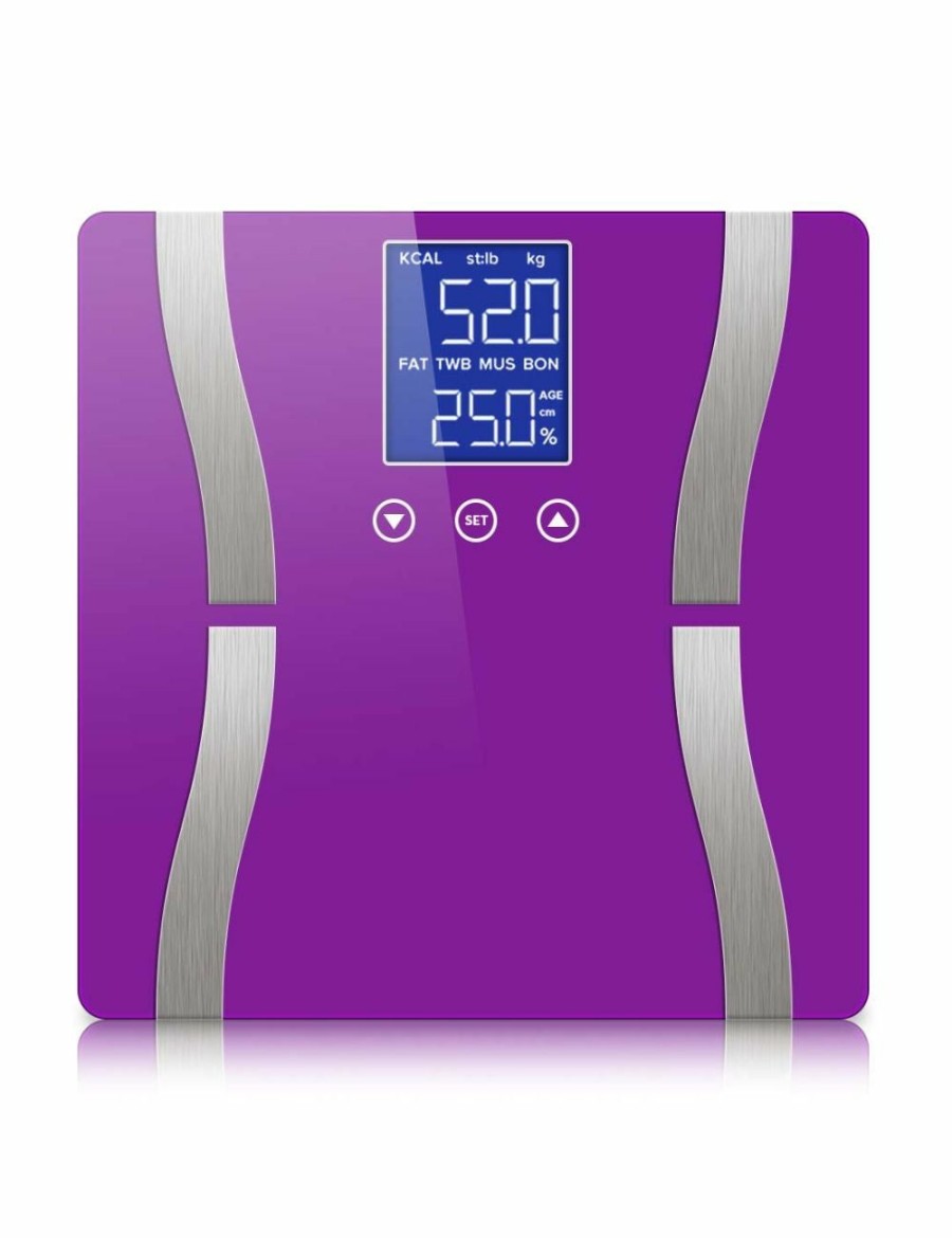 Sport & Fitness Soga Weights | Soga Digital Body Fat Weight Scale Lcd Electronic