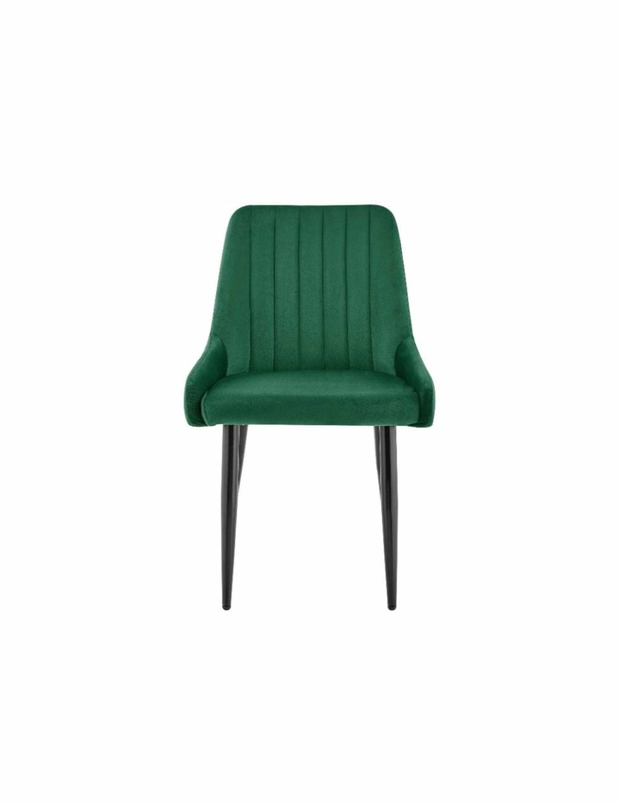 Home And Lifestyle NNEKGE Chairs | Nnekge Fremantle Set Of 2 Velvet Dining Chairs (Emerald)