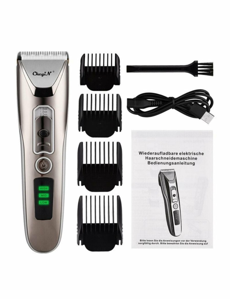 Beauty HOD Health & Home Hair Removal | Professional Men'S Hair Clippers Led Display Trimmer Barber Haircut Ceramic Blade Shaver Usb Rechargeable Razor Machine - One Size