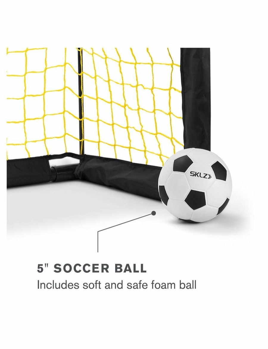 Sport & Fitness SKLZ Soccer | Sklz 22A Pro Mini Soccer Indoor Sports Goal Practice Net W/Soft Soccer Ball Set