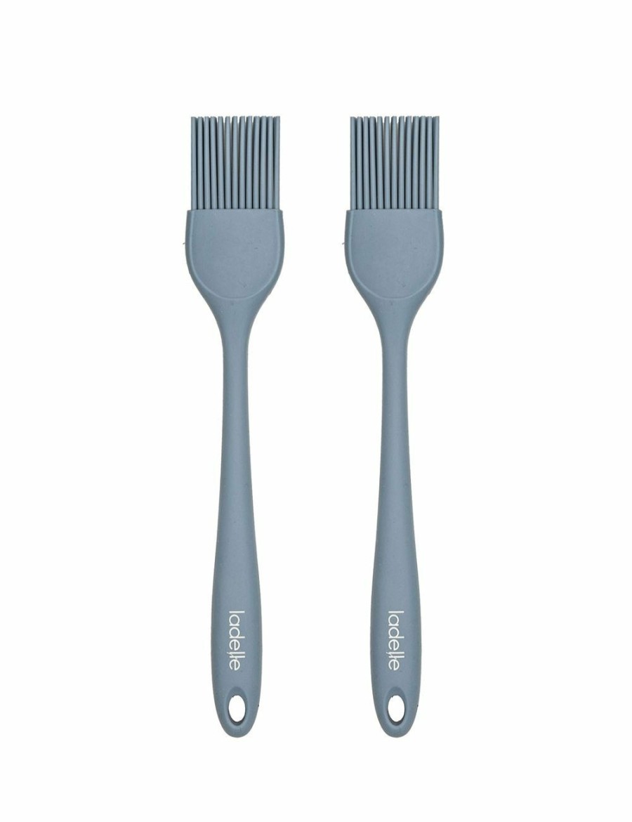 Home And Lifestyle LADELLE Cooking Utensils | 2X Ladelle Craft Blue Silicone Brush Cooking/Serving Utensil 27.5X4.5X1.5Cm