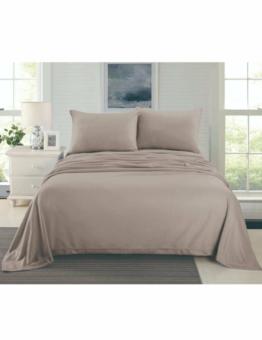 Home And Lifestyle Shangri-La Flannelette Sheets | Shangri-La Linen Ultra Soft Cashmere-Feel Microfibre Flannelette Sheet Set