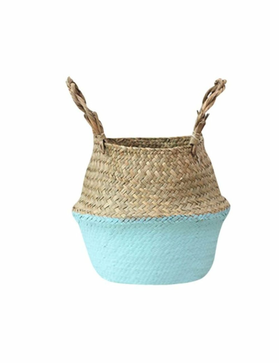 Home And Lifestyle HOD Health & Home Baskets & Boxes | Seagrass Wicker Basket Boho Home Decor Storage Solutions