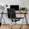 Home And Lifestyle Milano Office Chairs | Milano Replica Black Adjustable Eames Chair