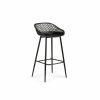 Home And Lifestyle NNEKGE Bar Stools | Nnekge Set Of 2 Leerdam Bar Stools (Black)