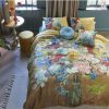 Home And Lifestyle Bedding House Quilt Cover Sets | Bedding House Van Gogh Bouquet D'Anniversaire Gold Cotton Sateen Quilt Cover Set