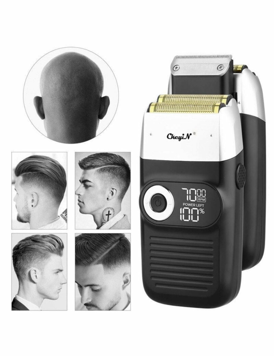 Beauty HOD Health & Home | 2 In 1 Powerful Electric Shaver + Hair Clipper For Men Portable Rechargeable Trimmer - One Size