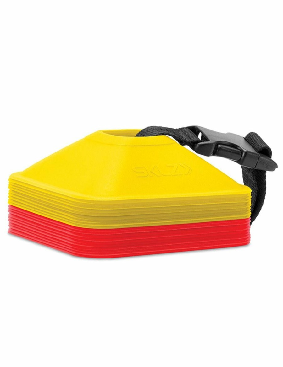 Sport & Fitness SKLZ Soccer | 20Pc Sklz Mini Training Cones Yellow/Red W/ Carry Strap