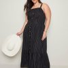 Women Autograph Sleeveless Dresses | Autograph Sleeveless Tiered Hem Linen Maxi