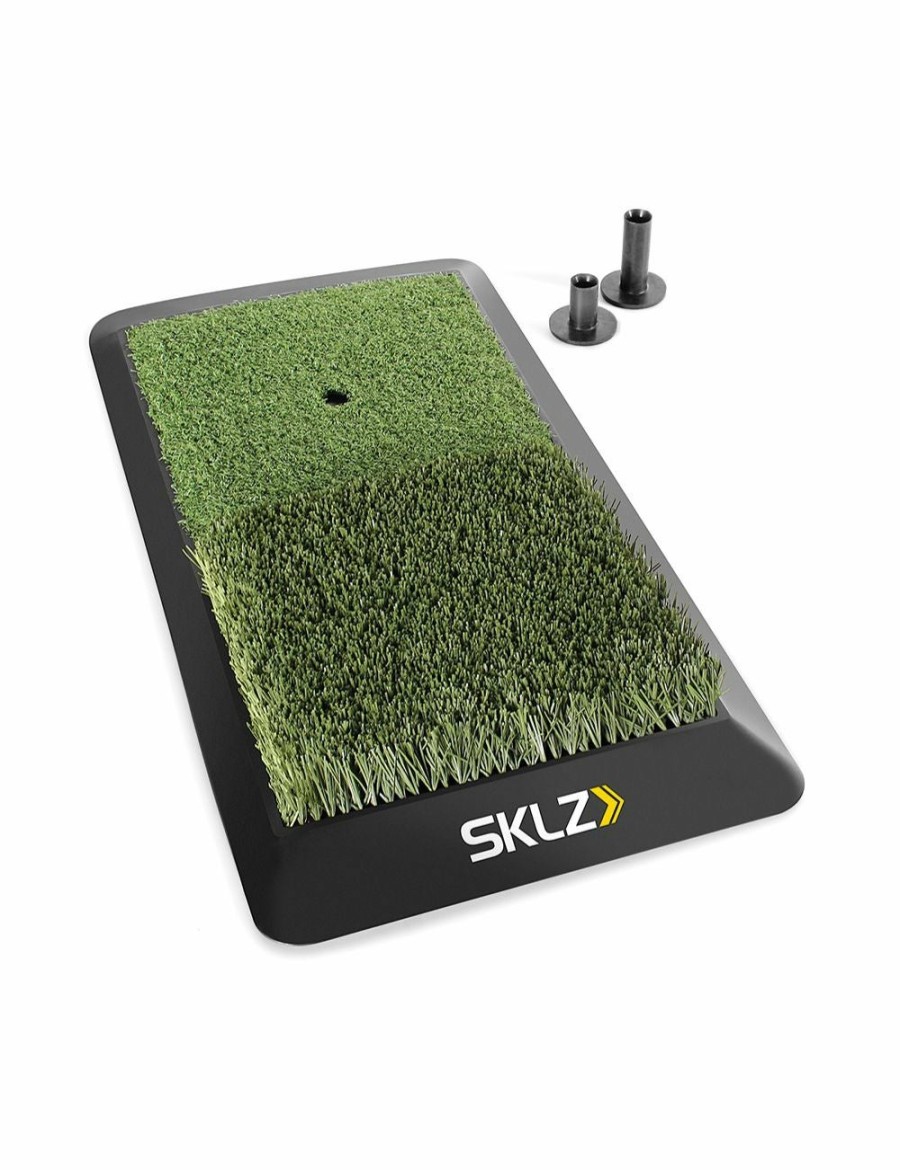 Sport & Fitness SKLZ Golf | Sklz 23.5" Golf Training Indoor/Outdoor Portable Grass Launch Pad/Tee Mat Set