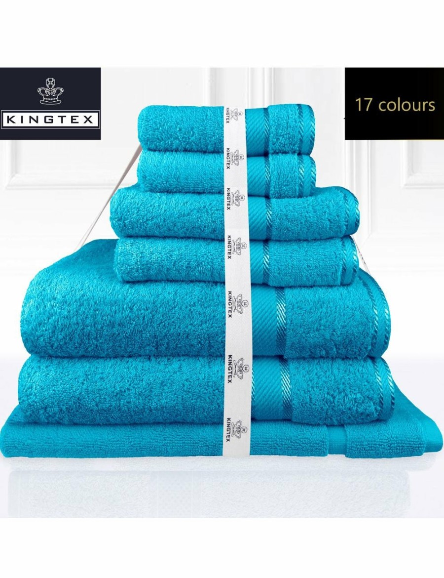 Home And Lifestyle Kingtex Towel Sets | Kingtex 7 Piece Bath Towel Set