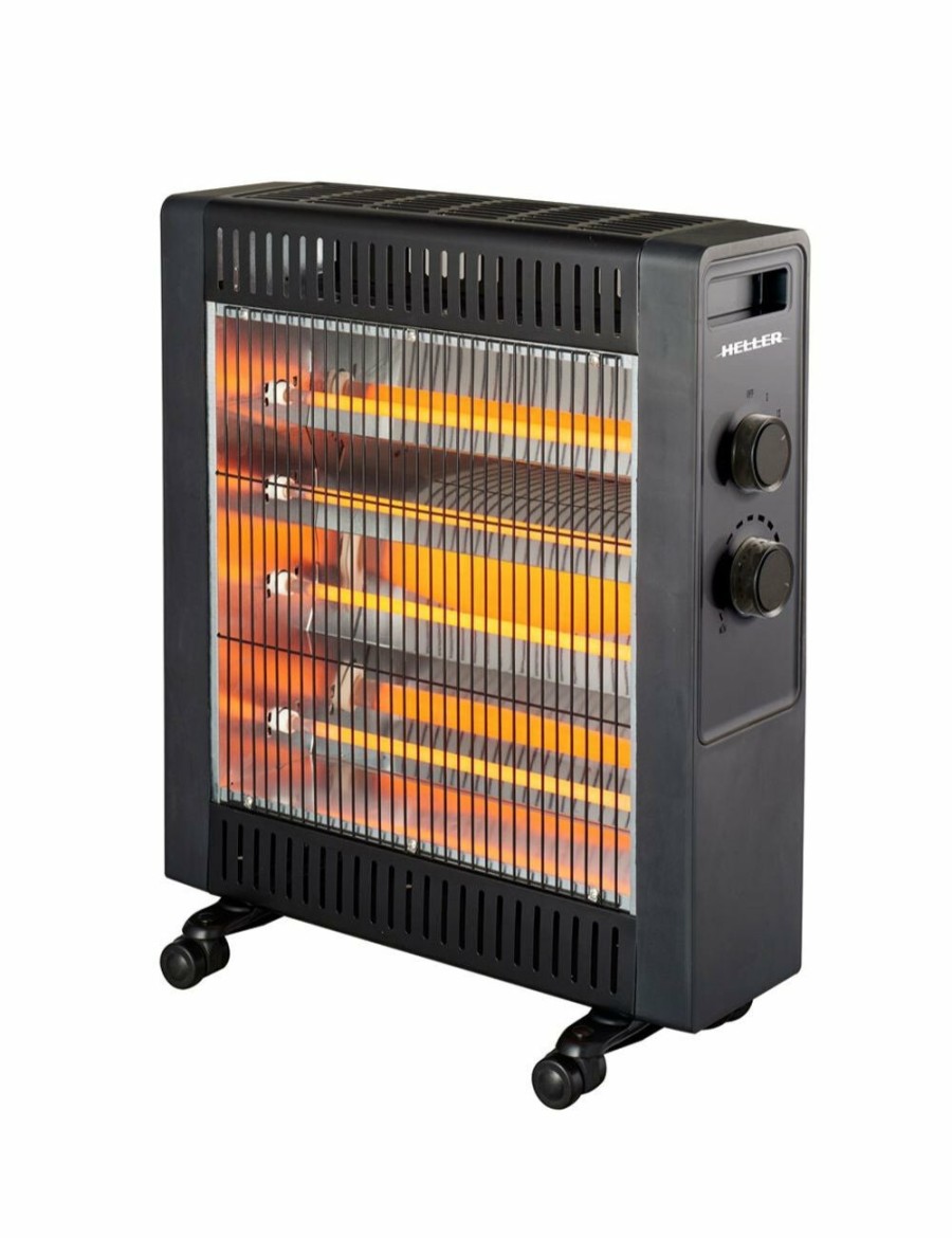 Home And Lifestyle HELLER Heating & Cooling | Heller 2200W Quartz Radiant Heater - Black