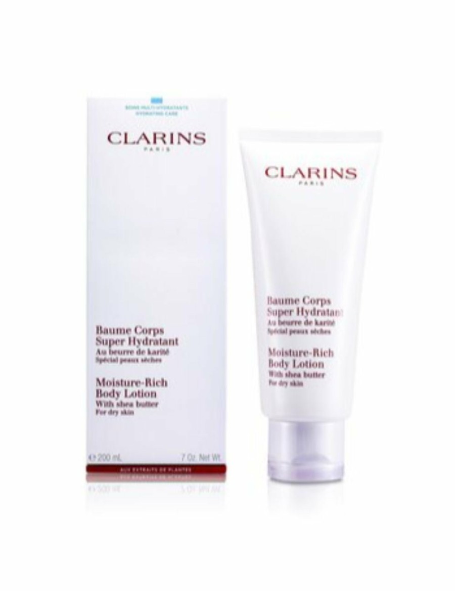 Beauty Clarins Hand And Body Moisturisers | Clarins - Moisture Rich Body Lotion With Shea Butter - For Dry Skin