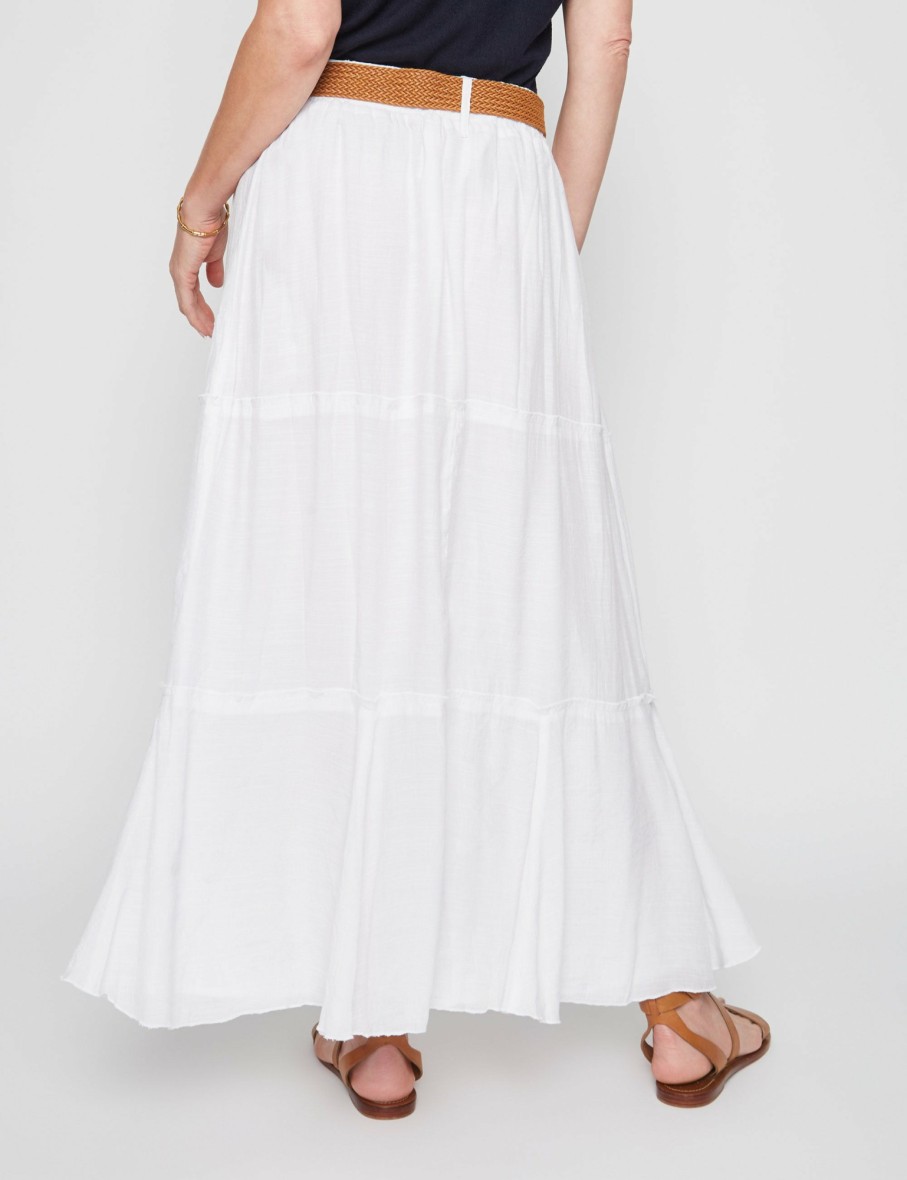 Women Millers Skirts | Millers Tiered Maxi Skirt With Belt