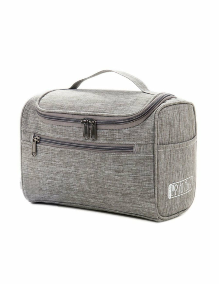 Beauty ICB | Big Capacity Portable Cosmetic Case - Grey