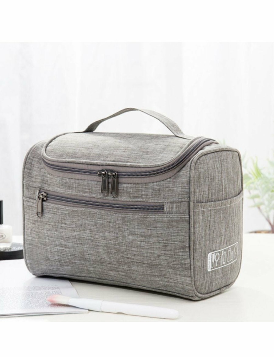 Beauty ICB | Big Capacity Portable Cosmetic Case - Grey