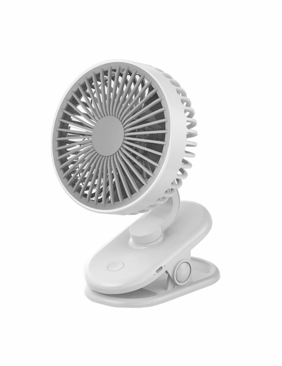 Home And Lifestyle SANSAI Heating & Cooling | Sansai Rechargeable Clip Desktop Fan