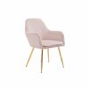 Home And Lifestyle NNEKGE Armchairs & Sofas | Nnekge Set Of 2 Armadale Velvet Armchairs (Blush)