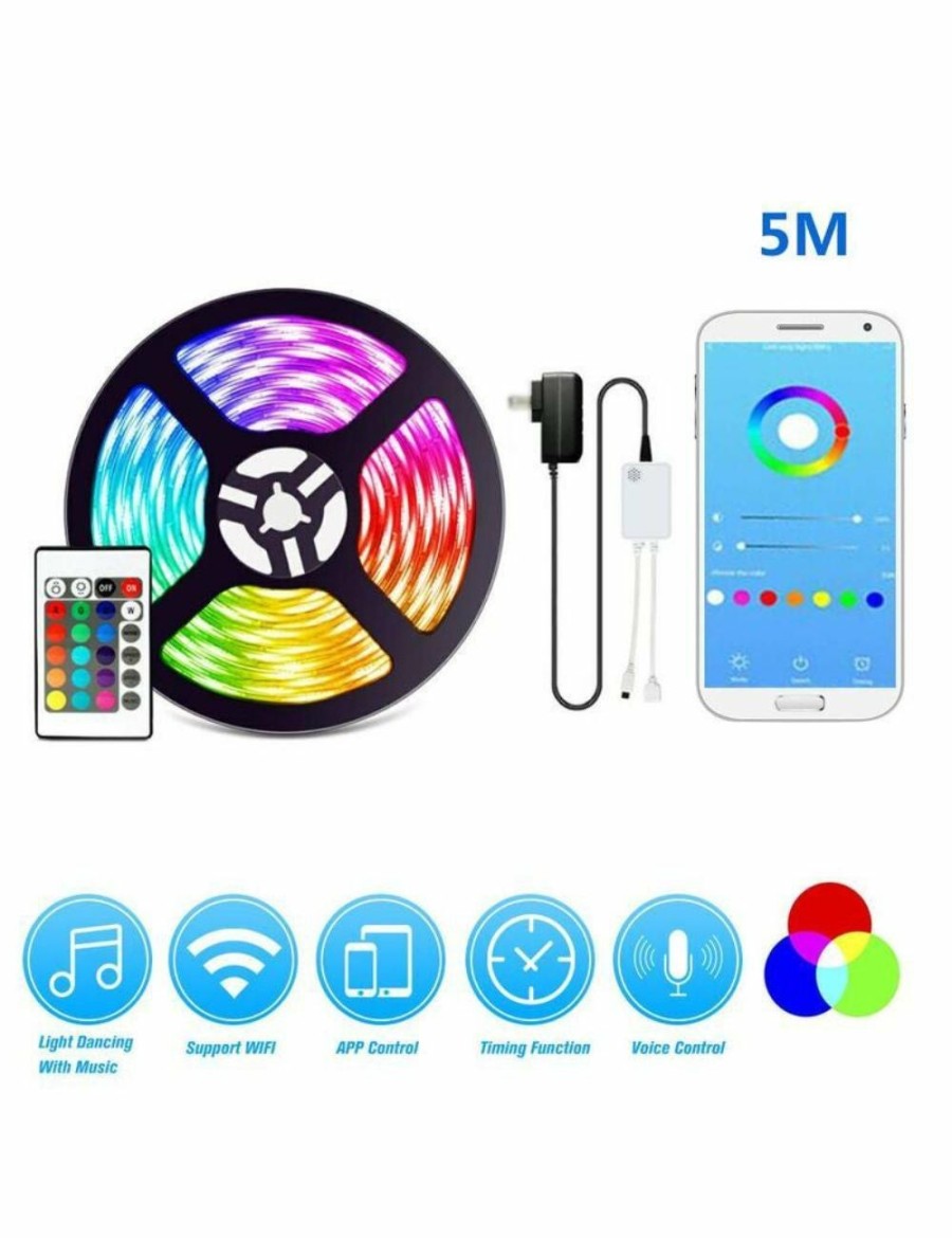 Home And Lifestyle Mega Deal Warehouse Phones & Accessories | Smartphone Controlled Led Strip Light Kit