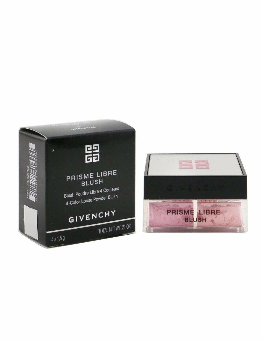 Beauty Givenchy Powder | Givenchy Prisme Libre Blush 4 Color Loose Powder Blush - # 2 Taffetas Rose (Bright Pink) 4X1.5G/0.0525Oz