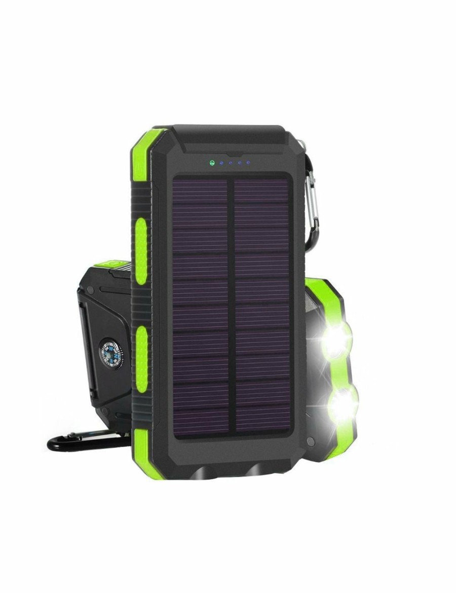 Home And Lifestyle TODO Powerbanks | Todo 8000Mah Solar Power Bank Mobile Phone Usb Iphone Charger Led Torch